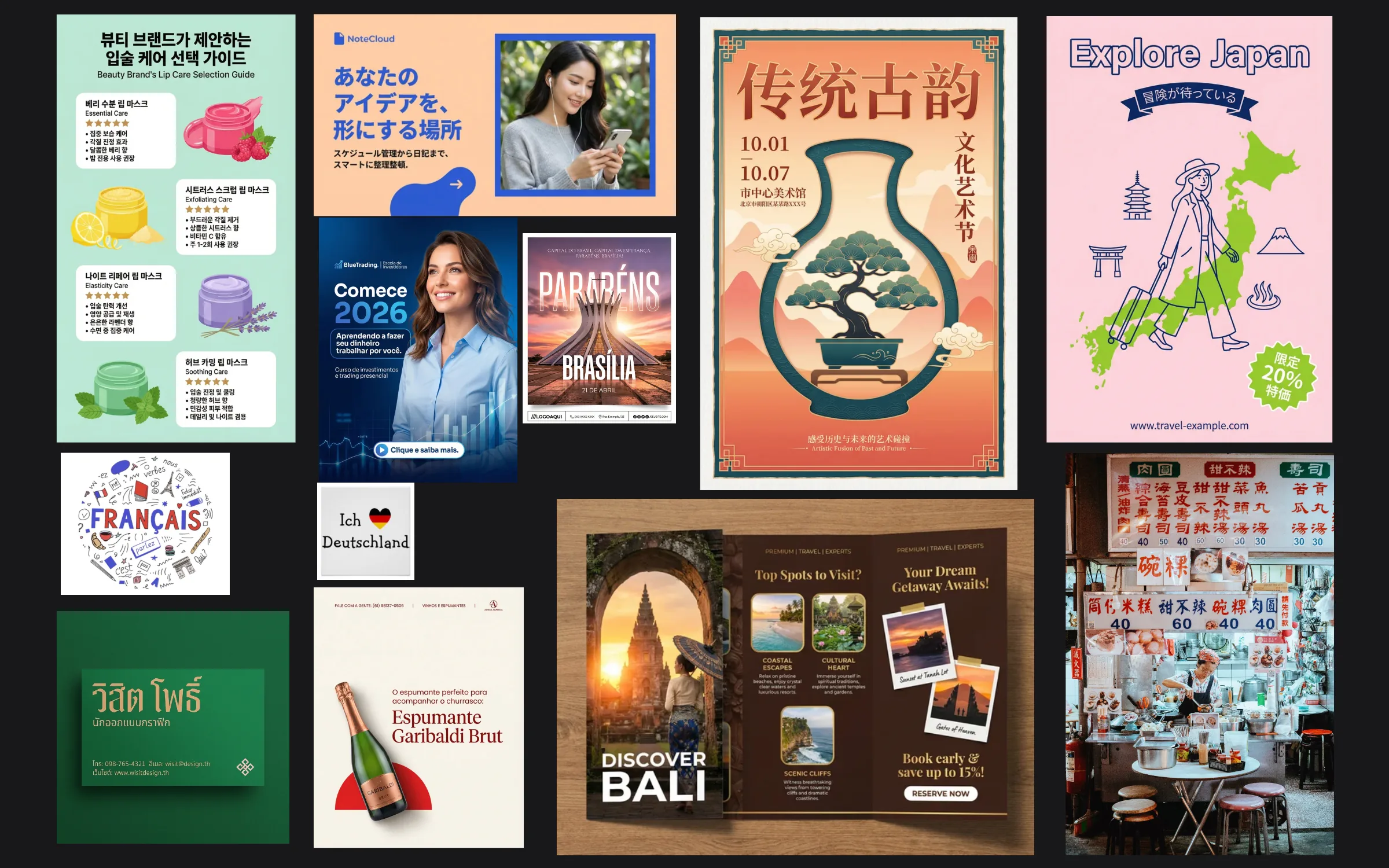 Multilingual text recognition for image text editing