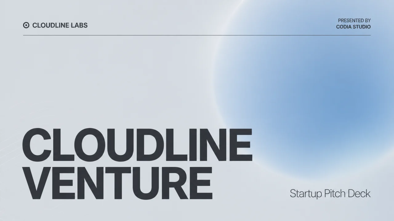 Cloudline Venture slide 1