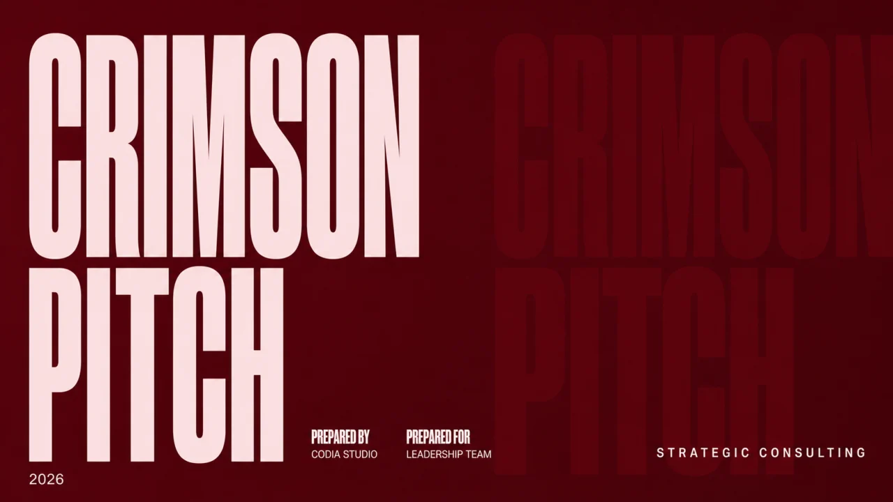 Crimson Pitch — الشريحة 1