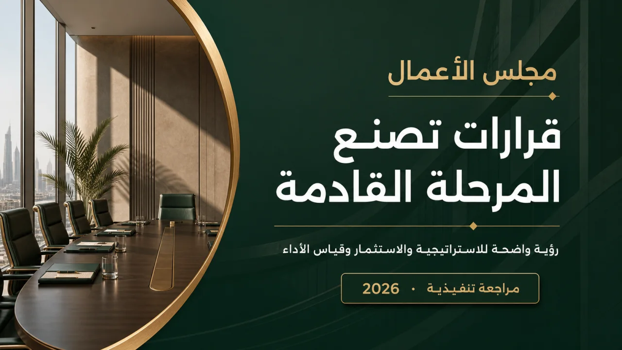 Arabic Boardroom slide 1