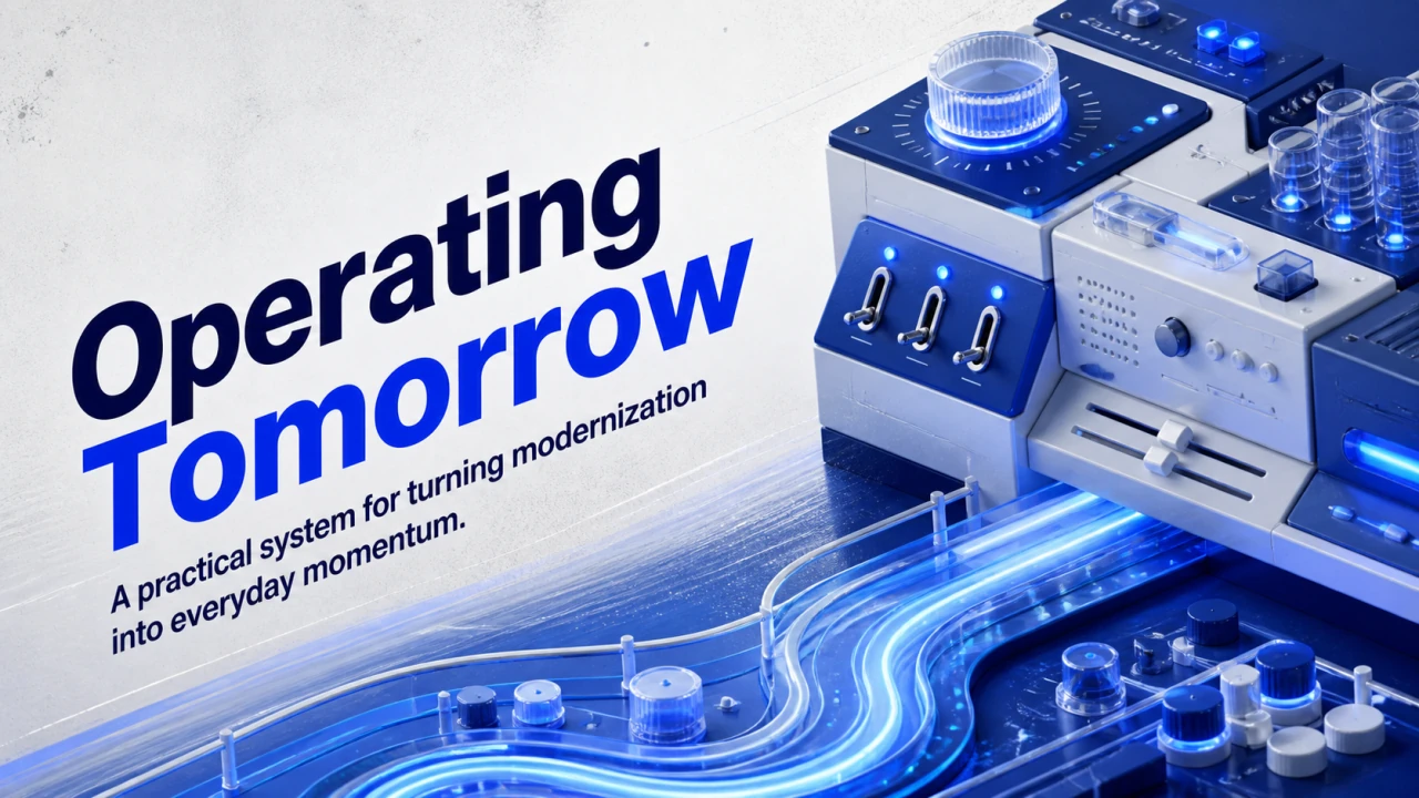 Operating Tomorrow slide 1