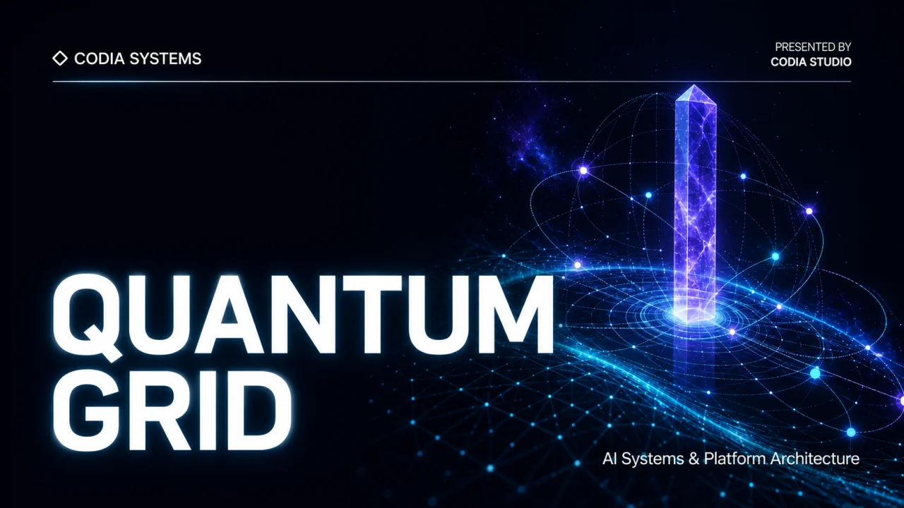 Quantum Grid — الشريحة 1