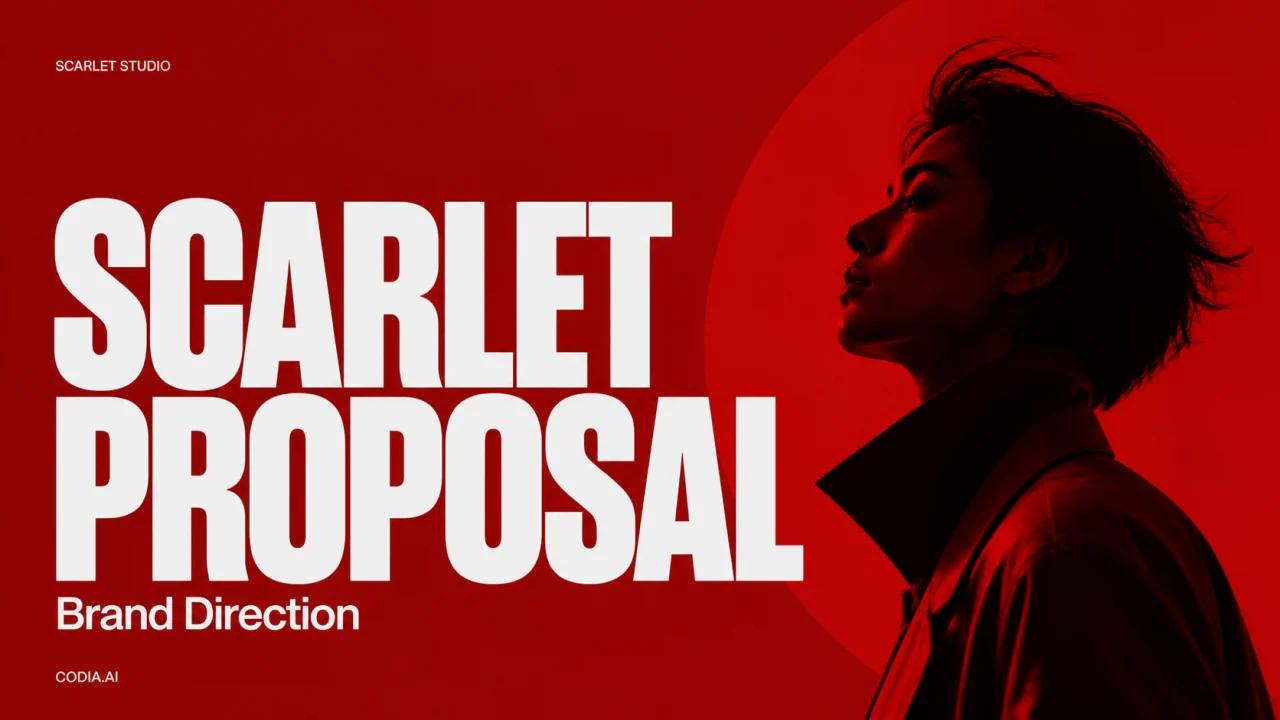 Scarlet Proposal slide 1