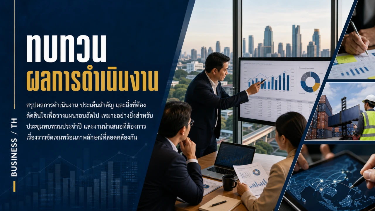 Business Performance Review slide 1
