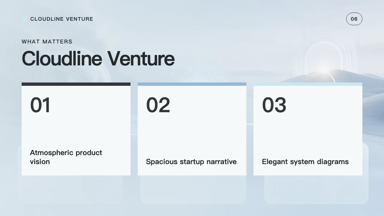 Cloudline Venture slide 7
