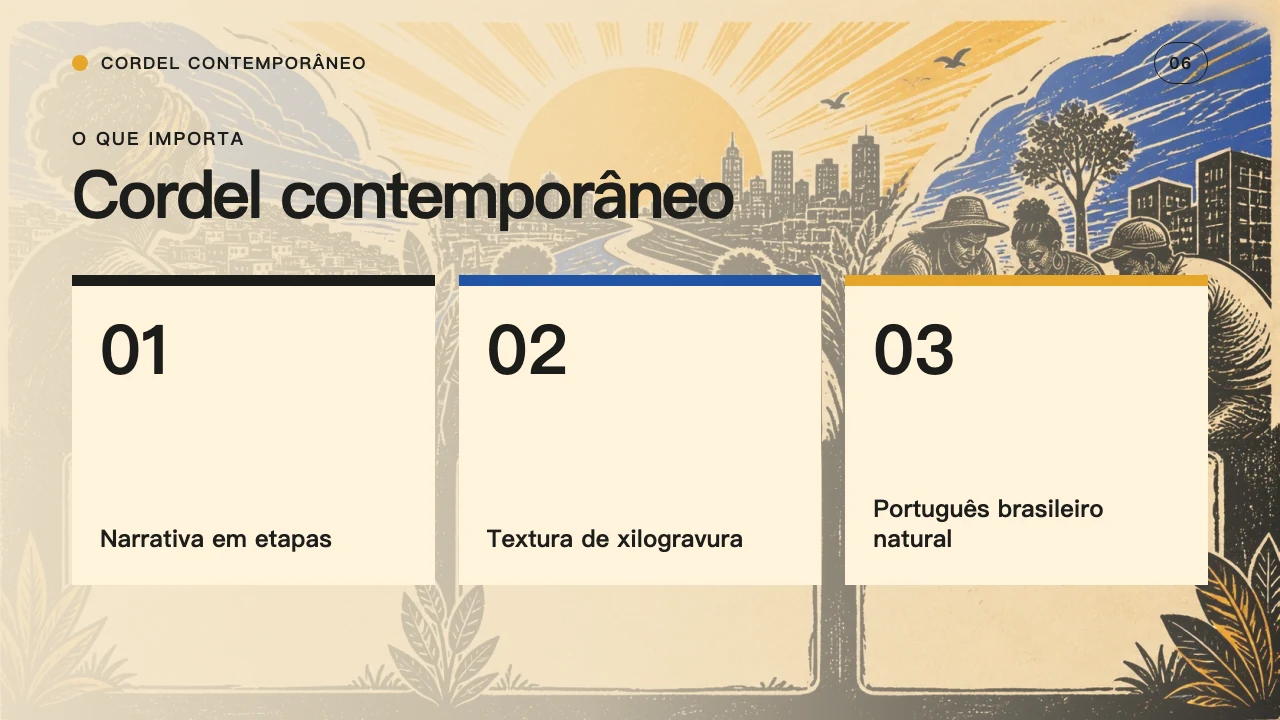 Contemporary Cordel 7번째 슬라이드