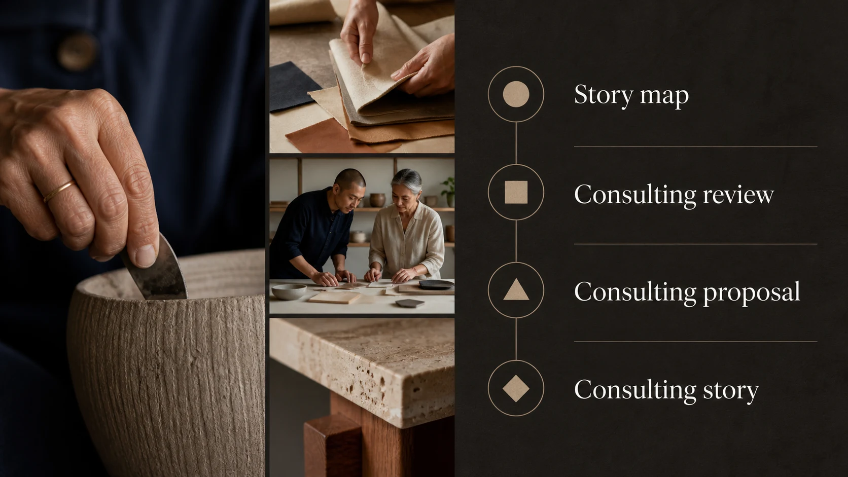 Material Story · Consulting slide 2