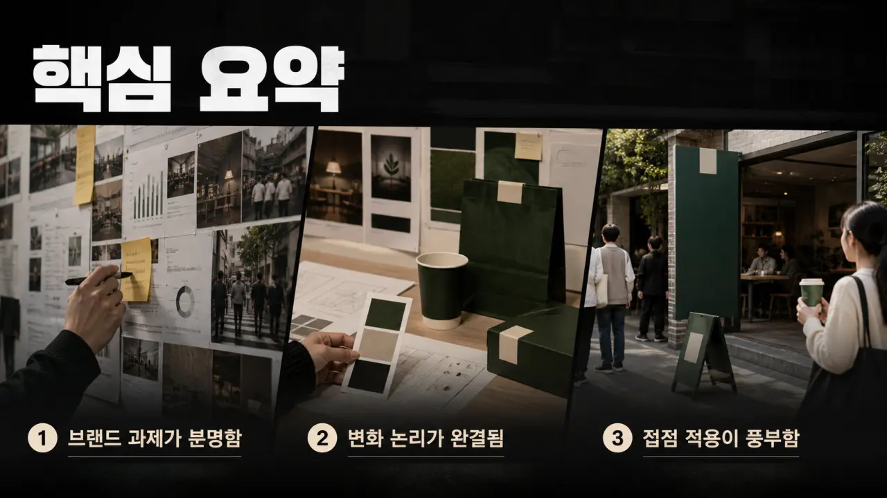 브랜드 리뉴얼 7번째 슬라이드
