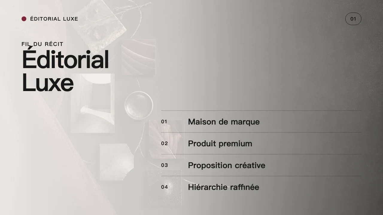 French Luxe Editorial slide 2