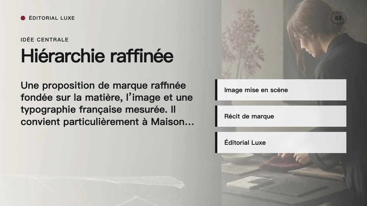 French Luxe Editorial slide 4