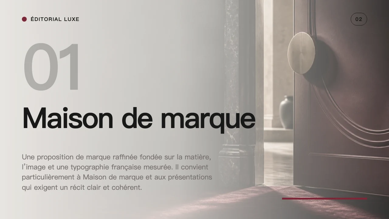 French Luxe Editorial slide 3