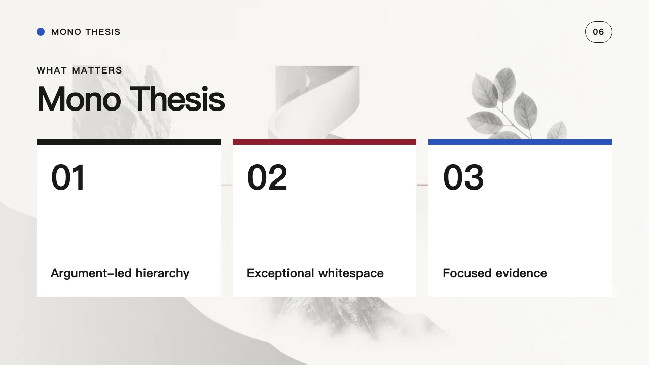 Mono Thesis — Folie 7