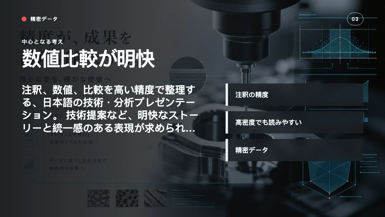 精密データ スライド 4