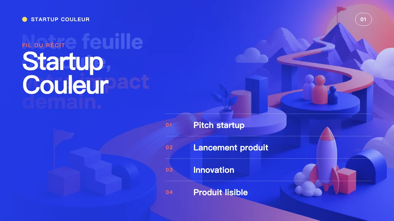 Startup Couleur — diapositive 2