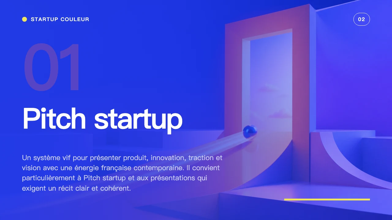 Startup Couleur — diapositive 3