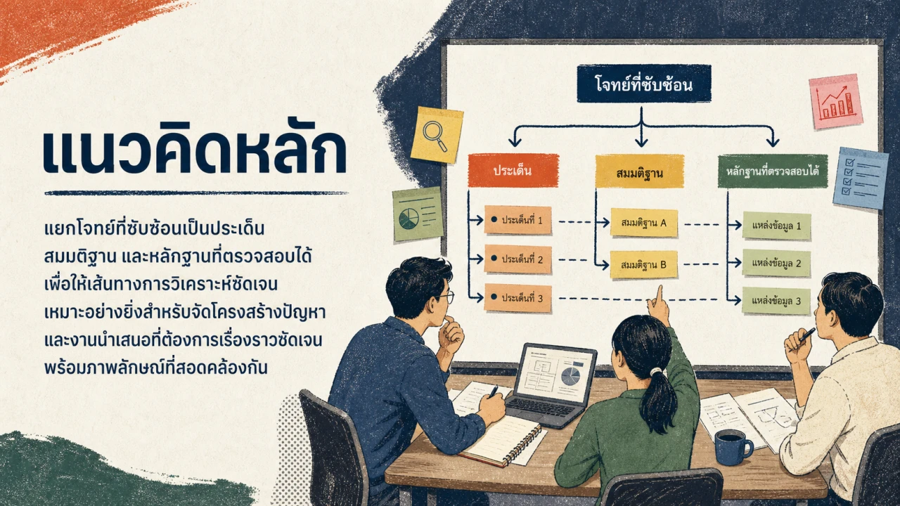 วิเคราะห์ประเด็นหลัก สไลด์ 4