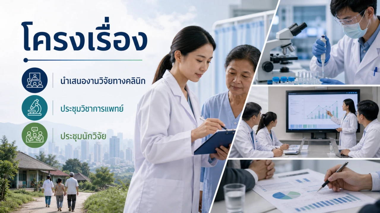 งานวิจัยทางคลินิก สไลด์ 2