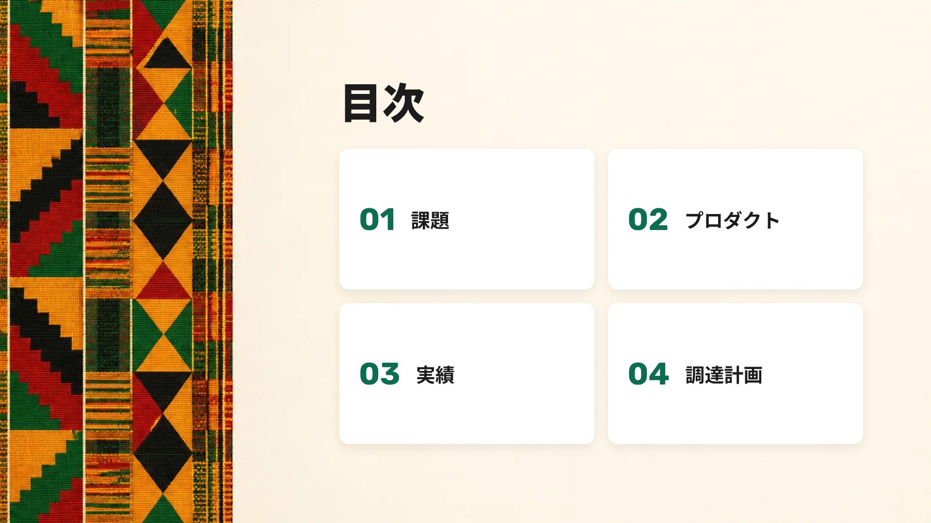 アフロモダン スライド 3