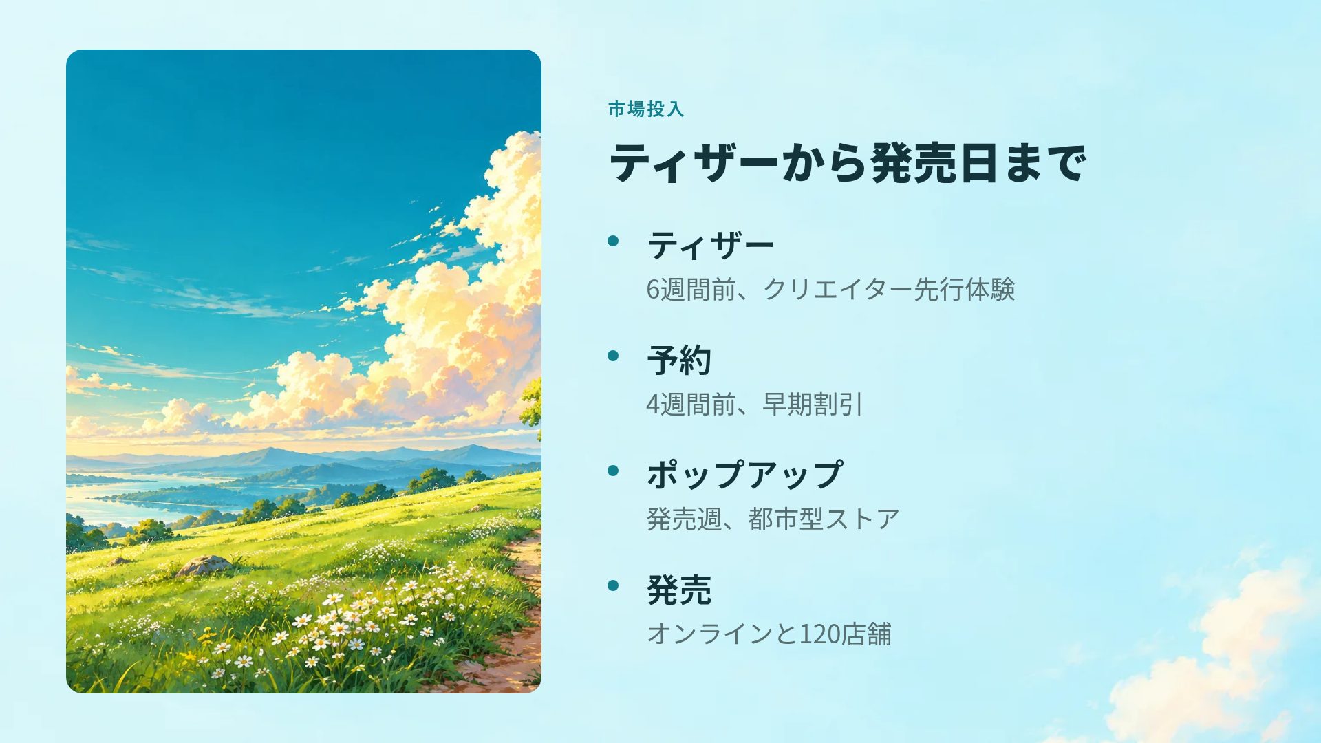 夏の野原 スライド 6