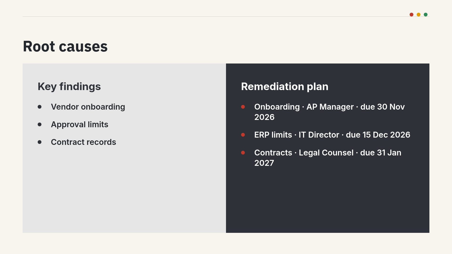 Audit Ivory slide 8