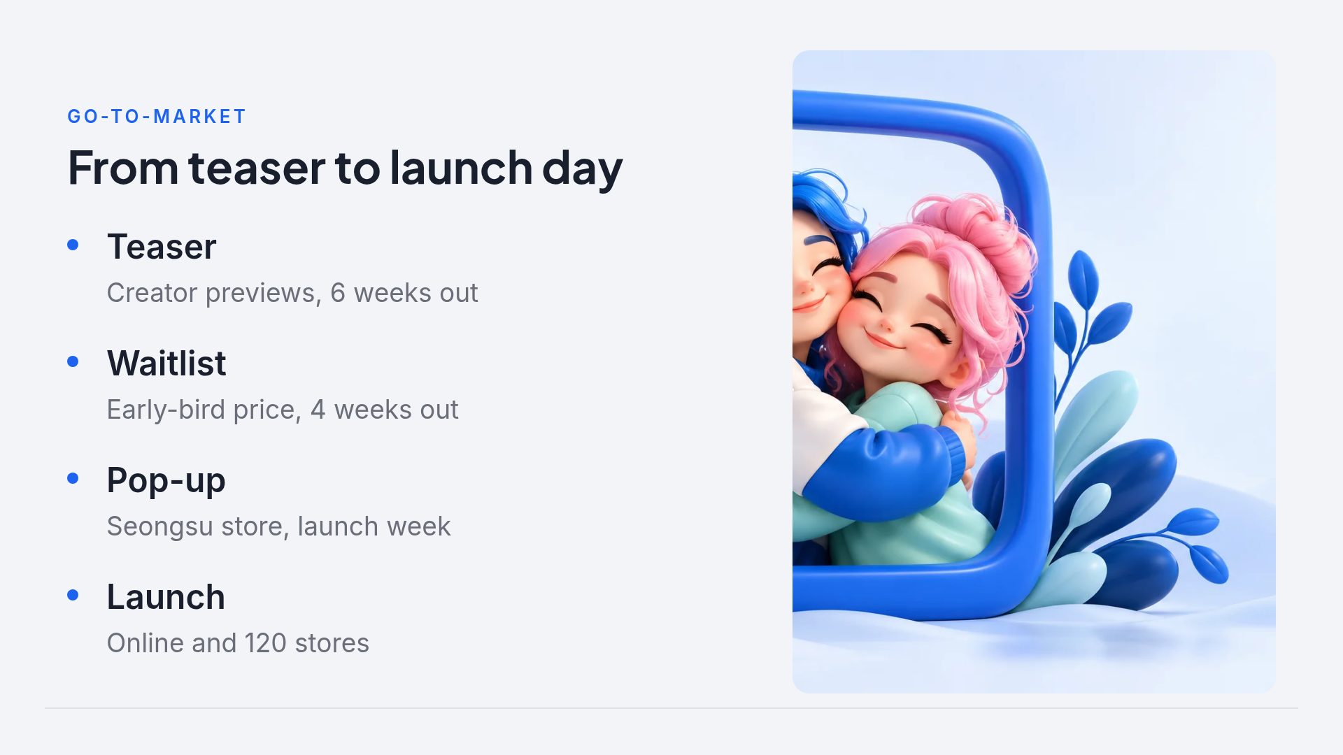 Blue 3D slide 6
