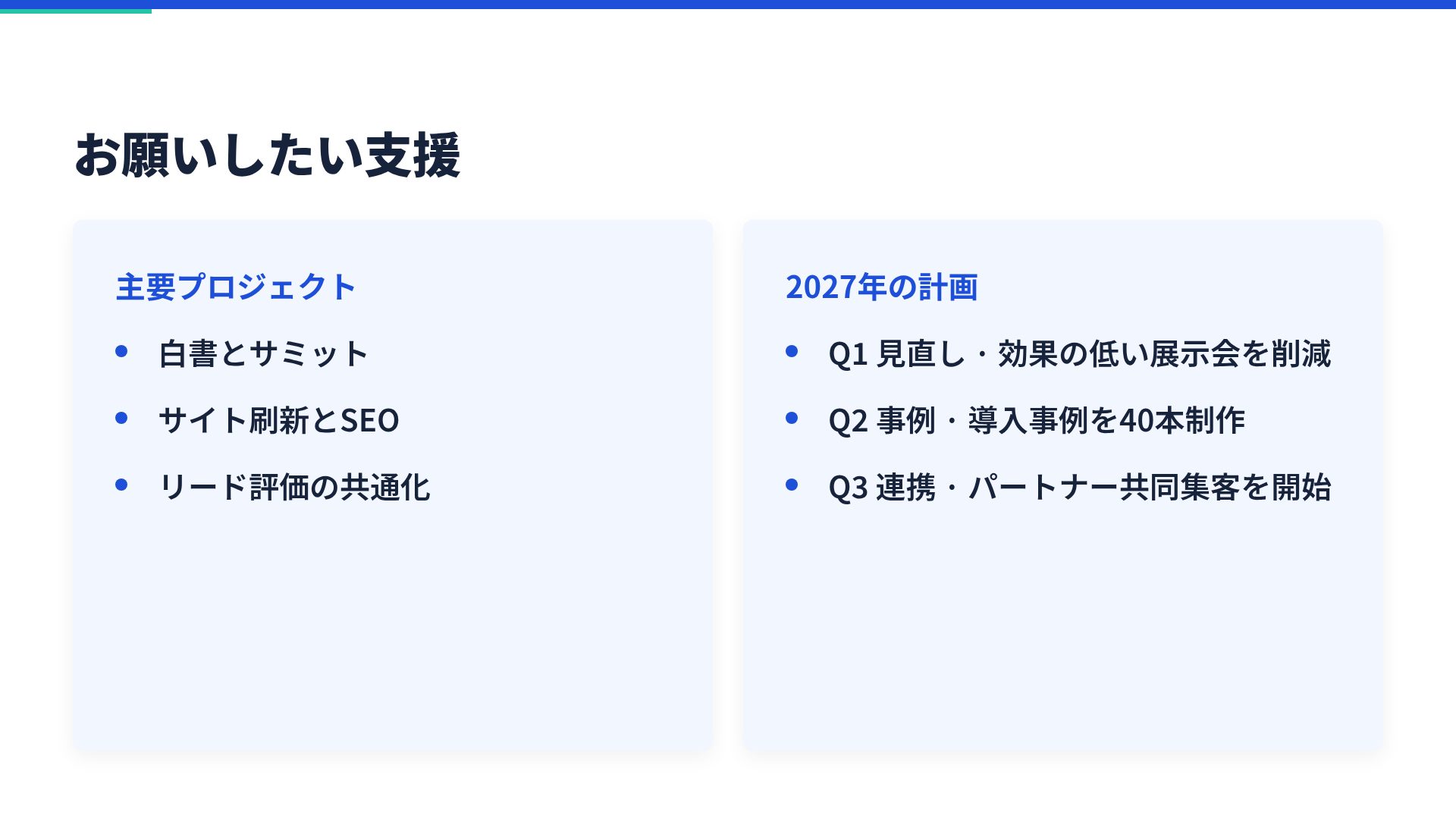 ブルーアニュアル スライド 8