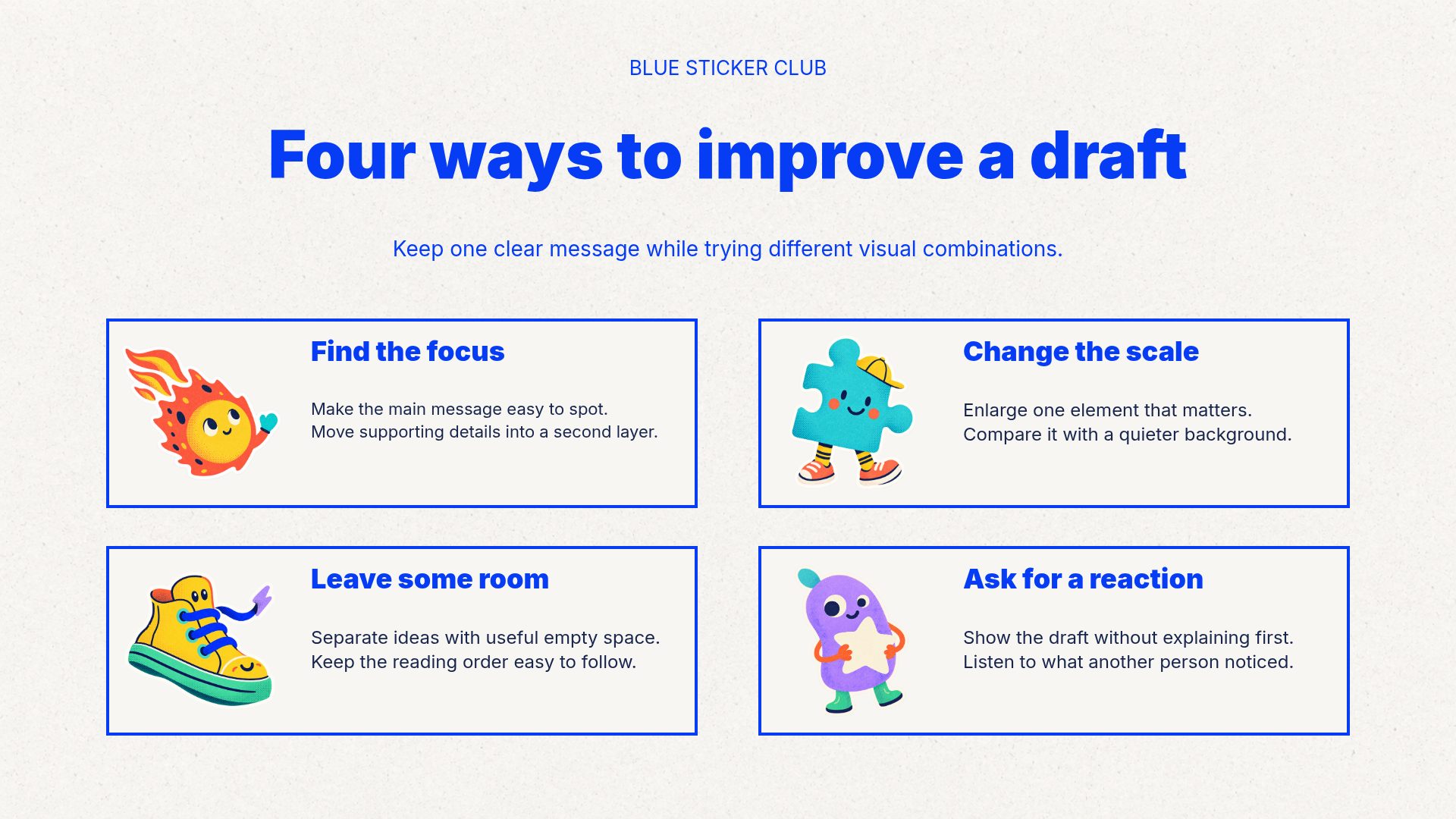 Blue Sticker Club slide 10
