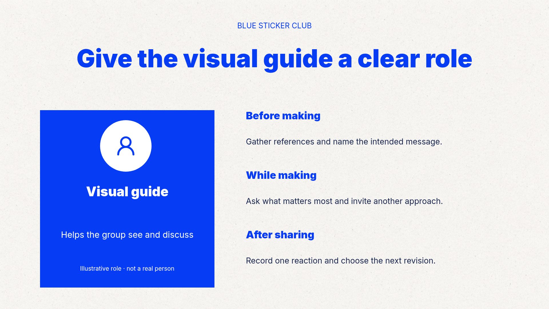 Blue Sticker Club slide 4
