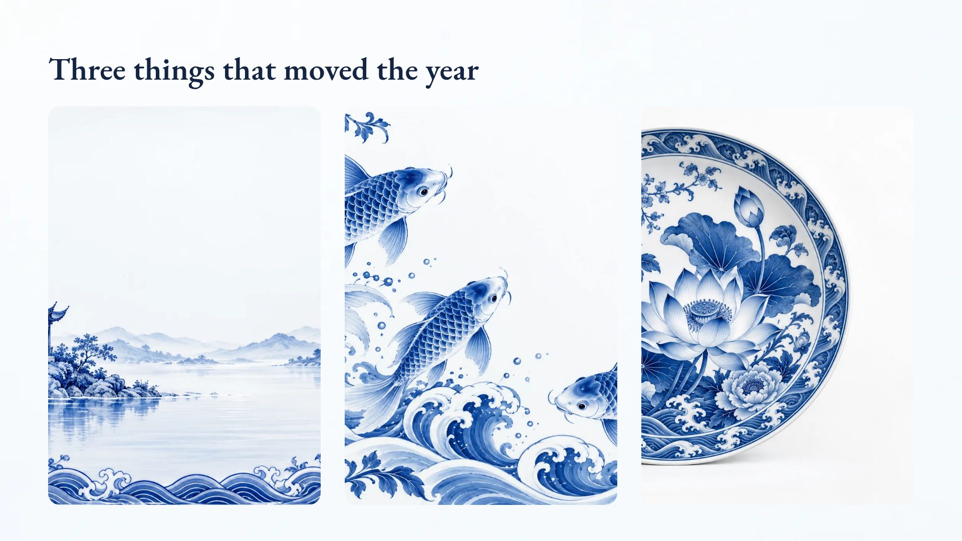Blue & White slide 14