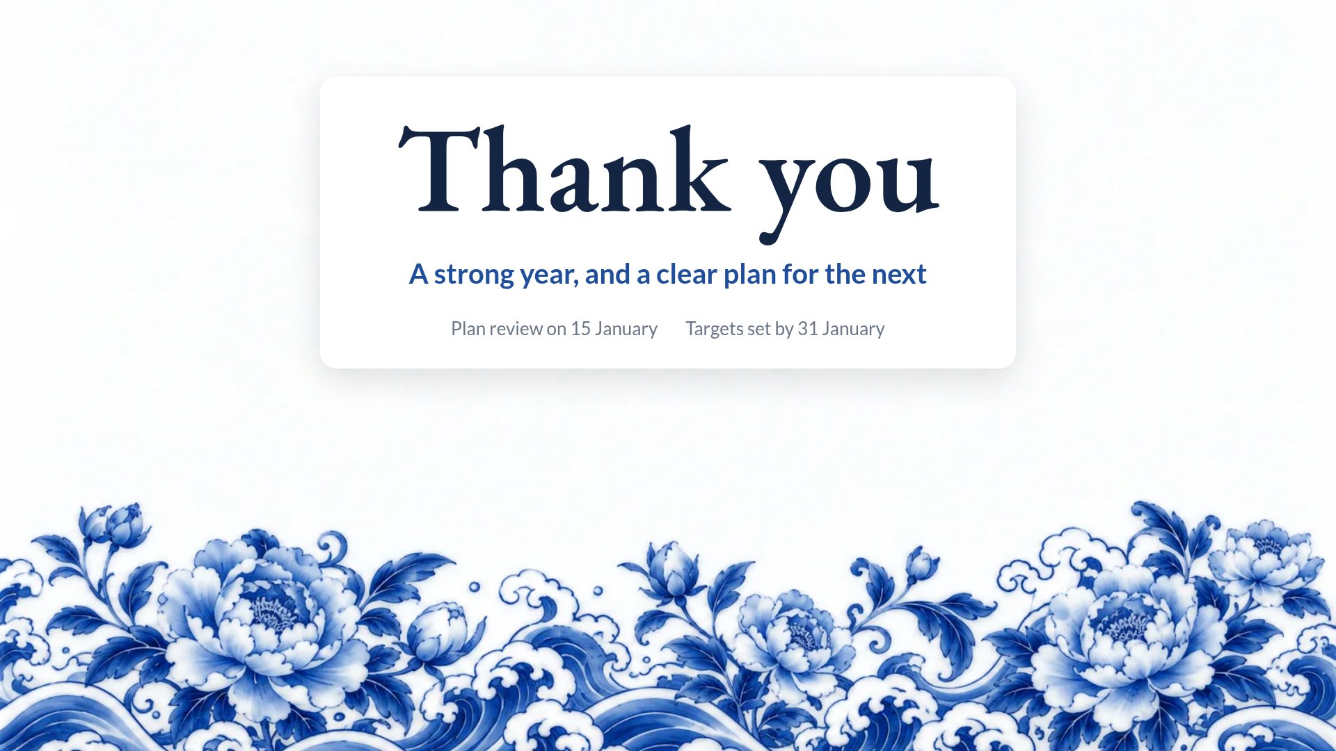 Blue & White slide 18