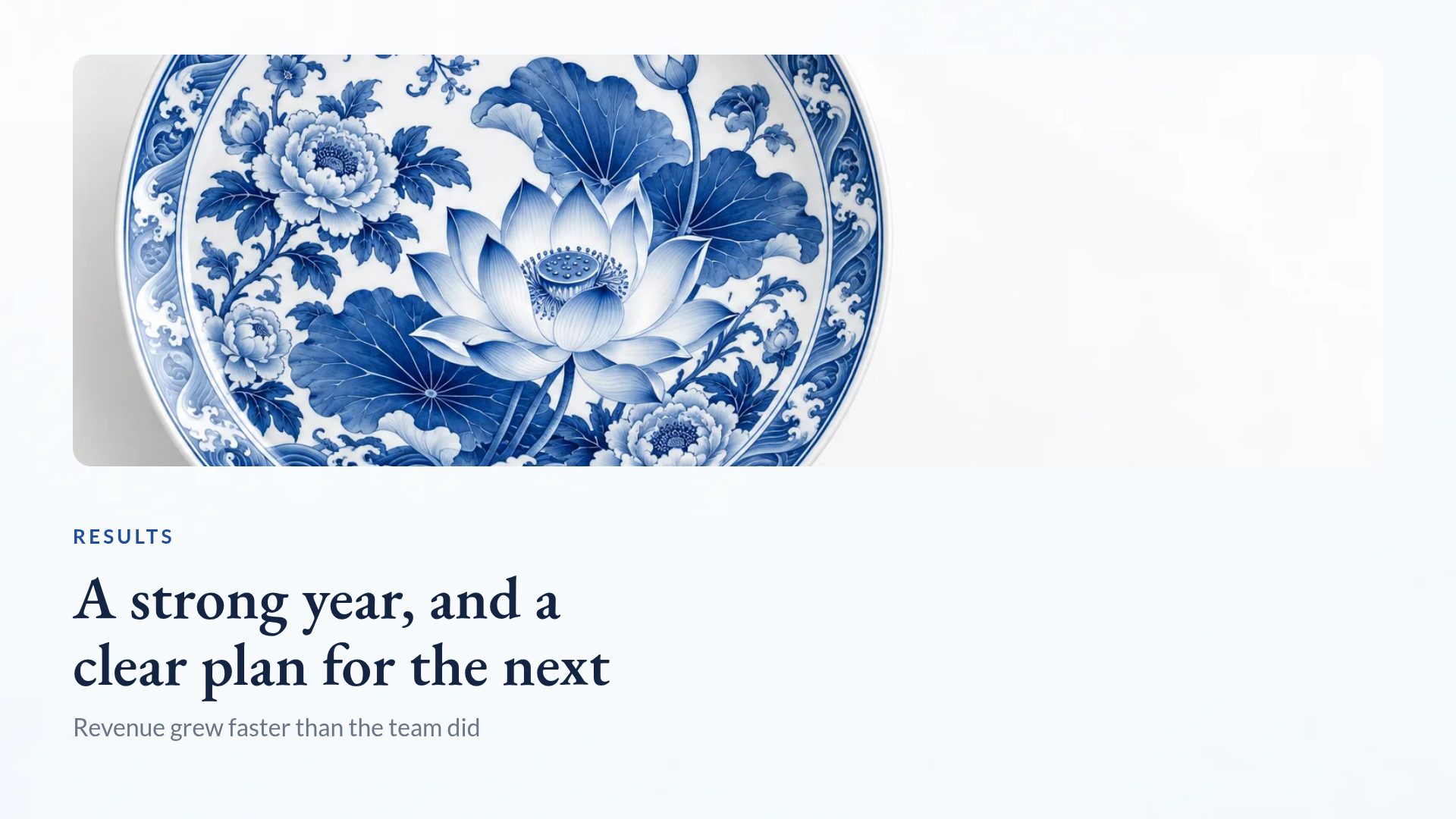 Blue & White slide 7