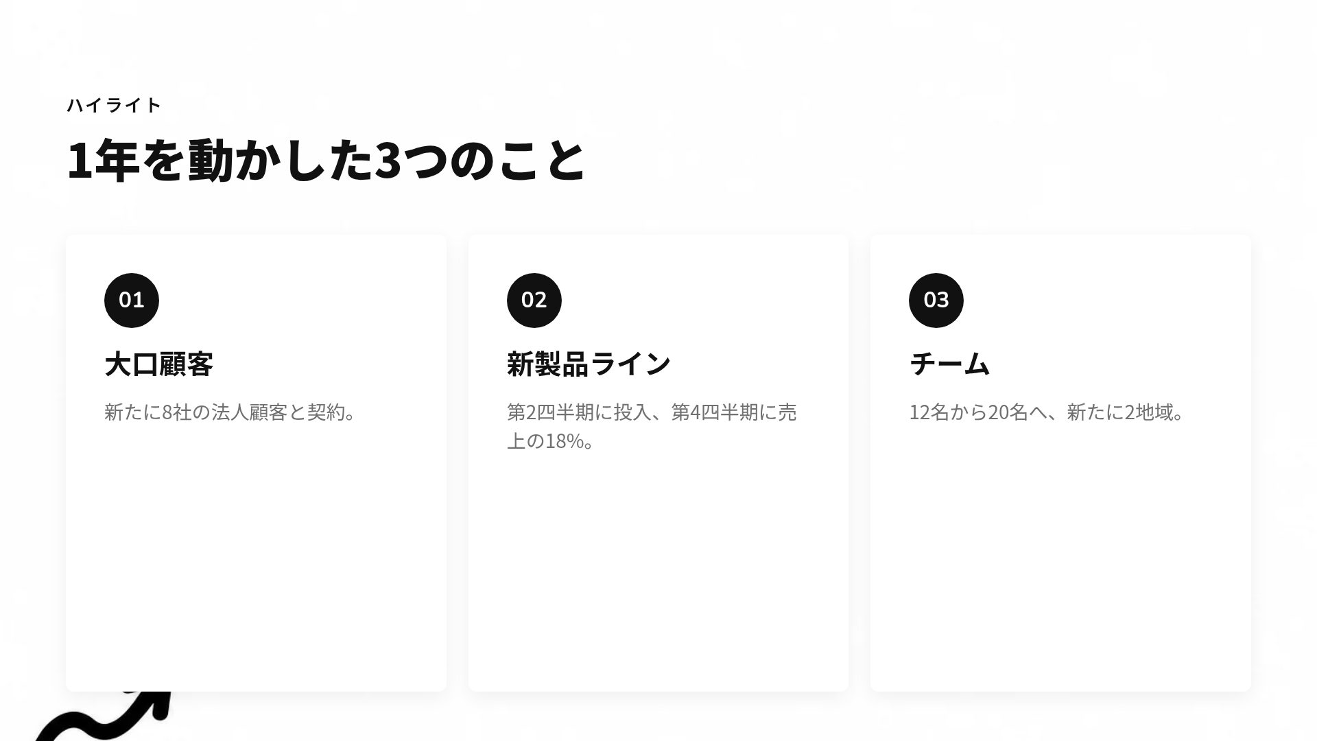 ハンズアップ スライド 5