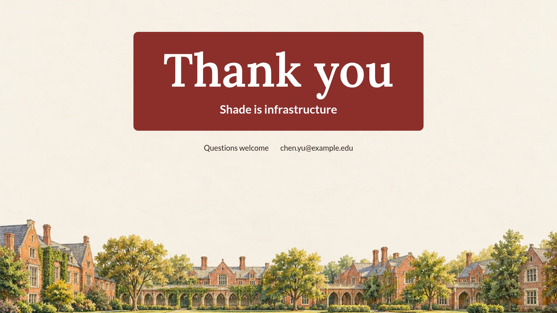 Red Brick Campus slide 18
