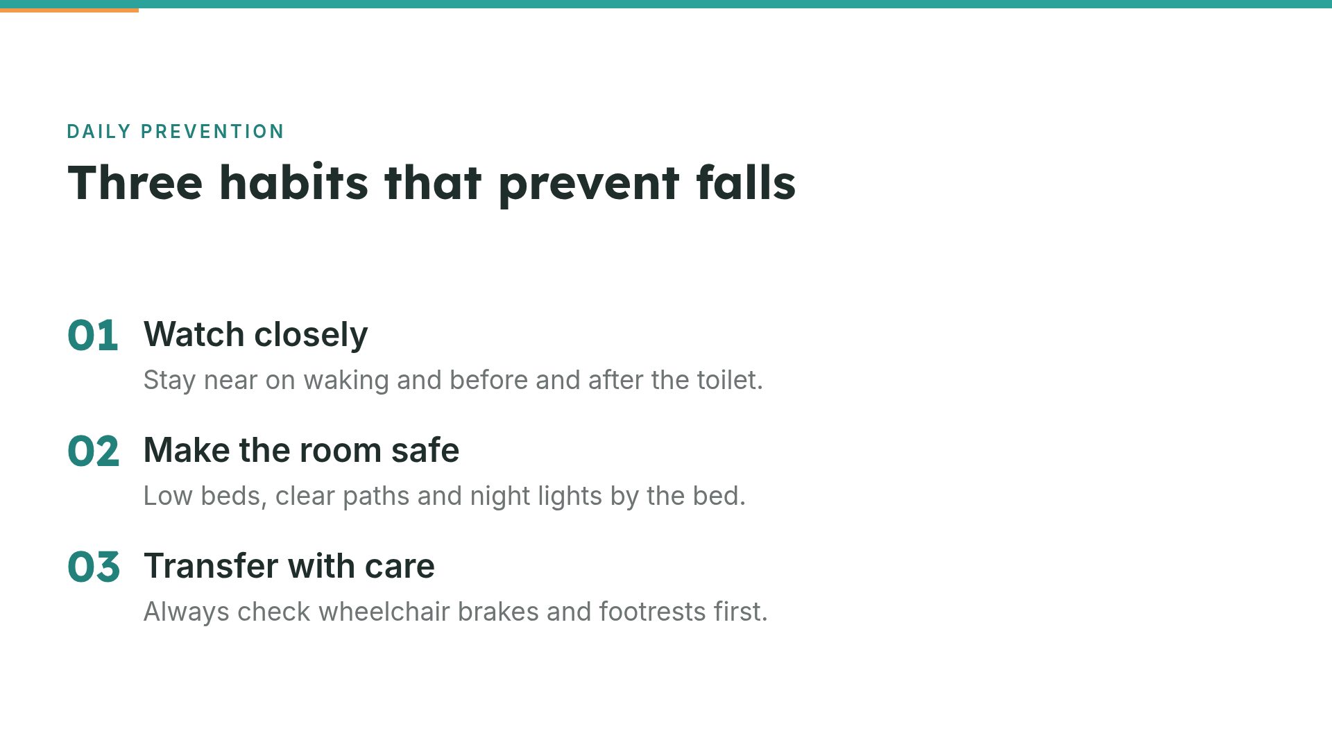 Care Training slide 5