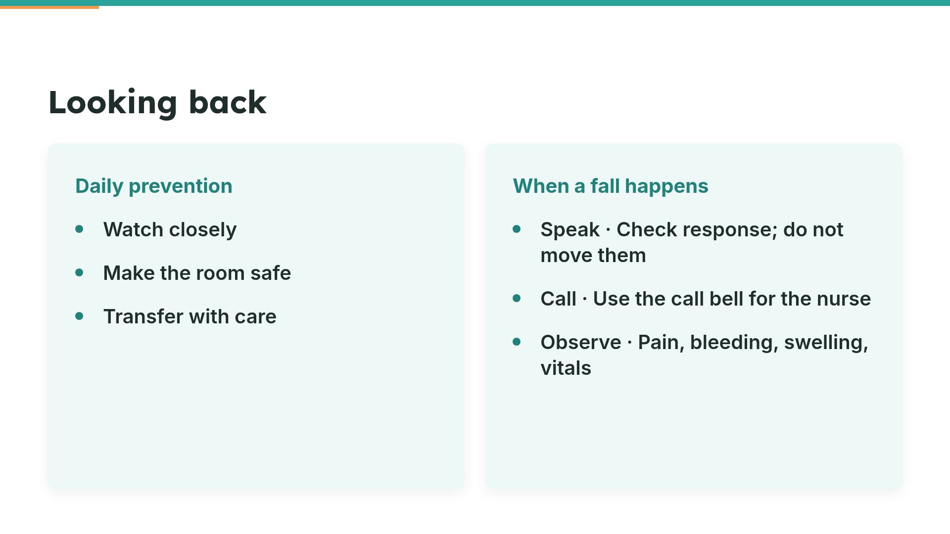 Care Training slide 8