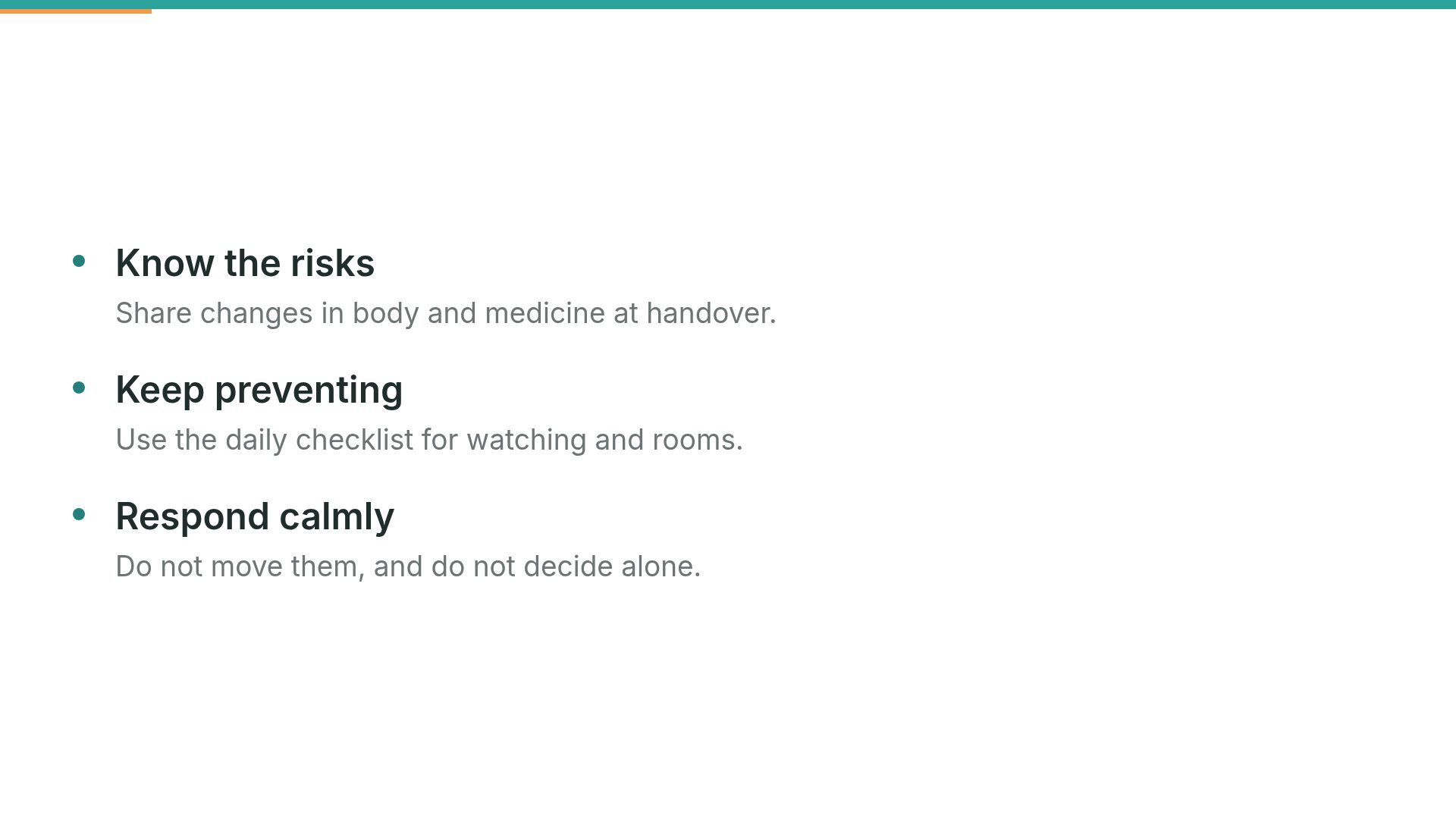 Care Training slide 17