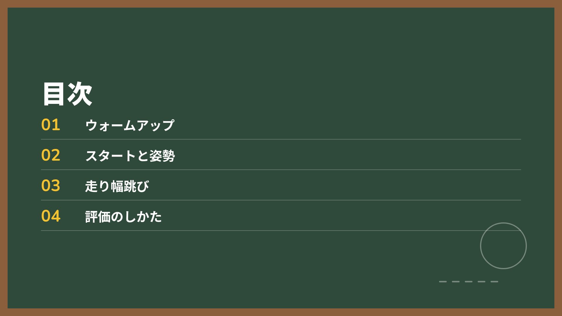 チョーク体育 スライド 3