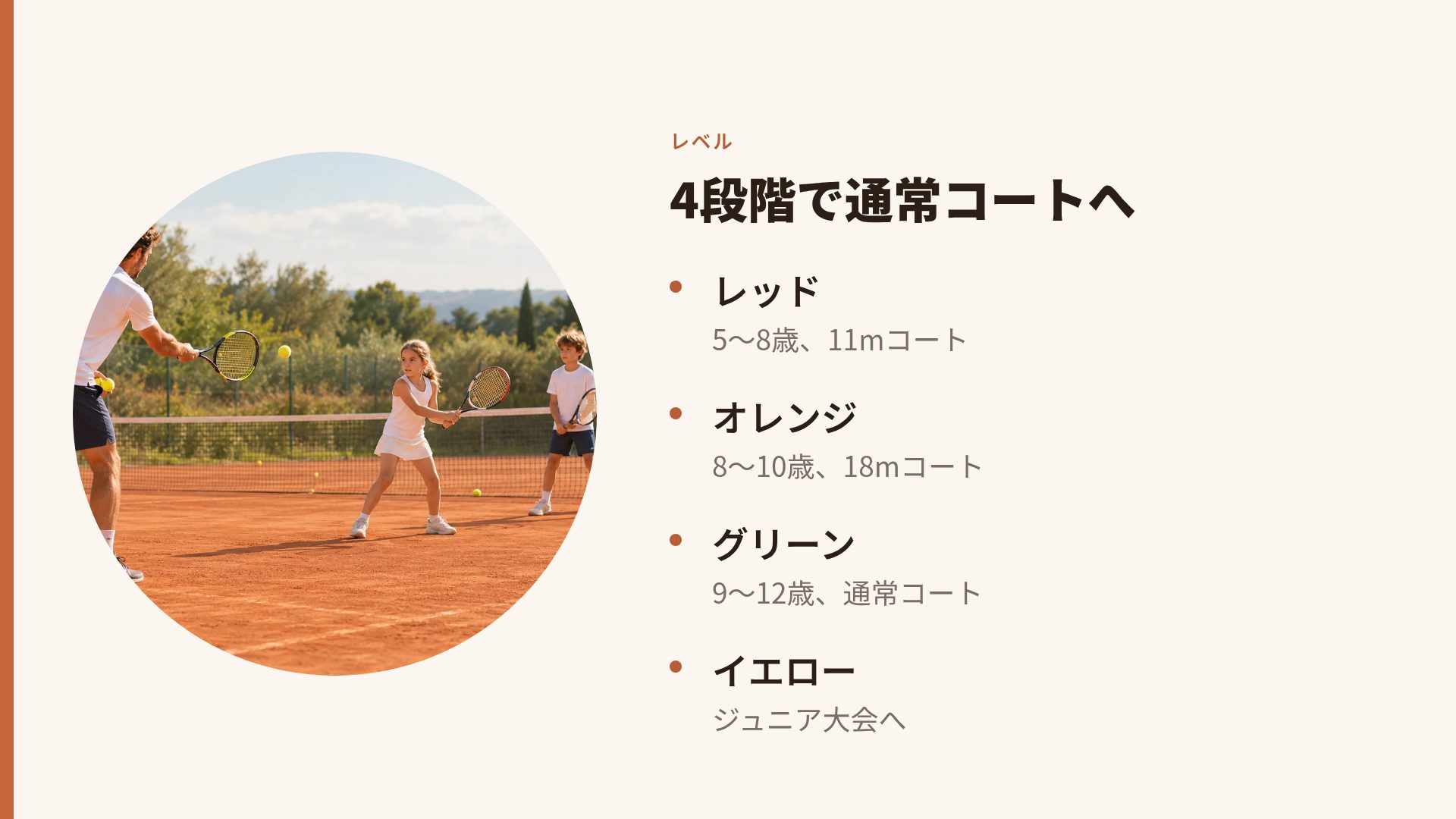 クレーコート スライド 6