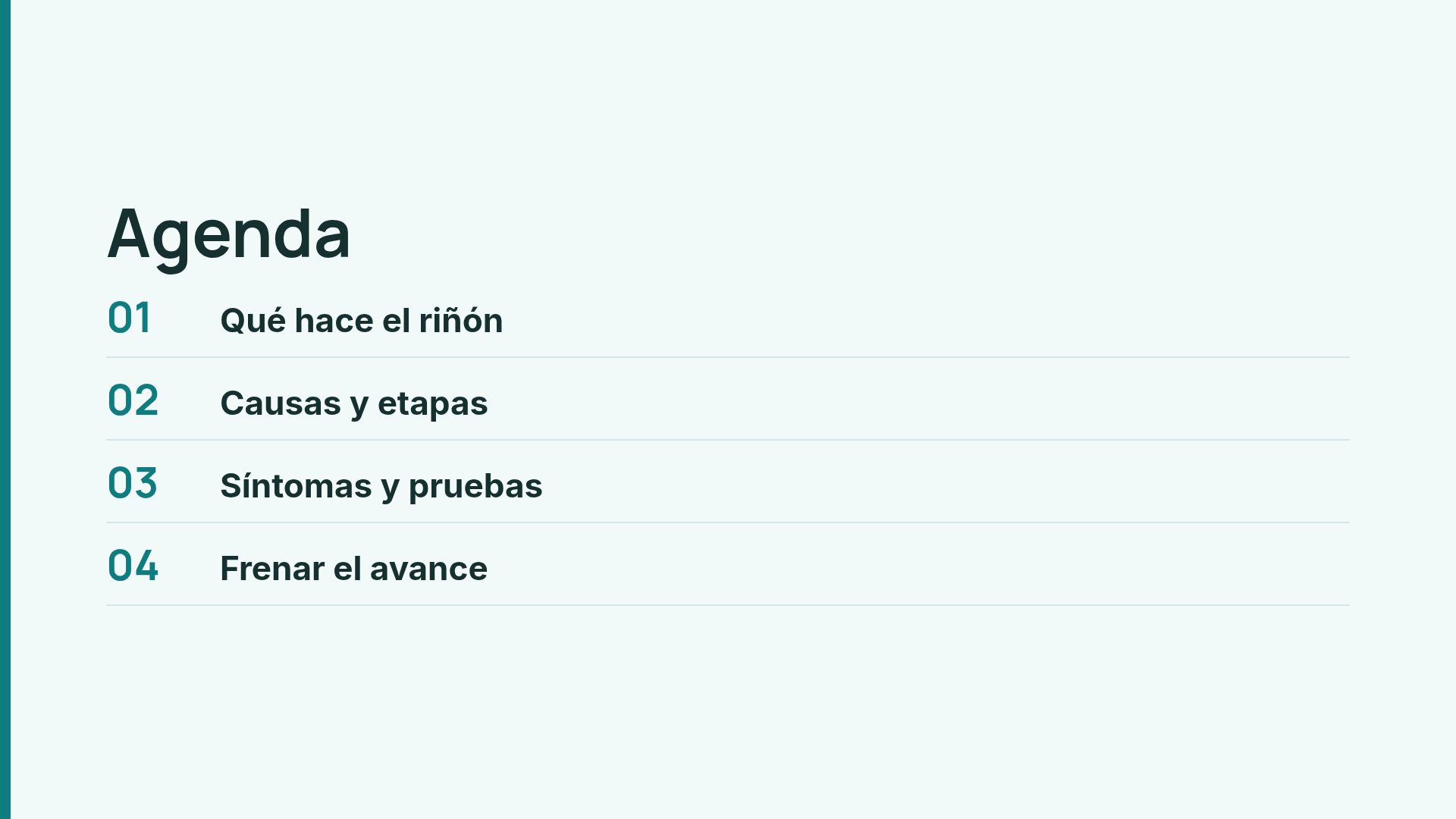 Línea Clínica, diapositiva 3
