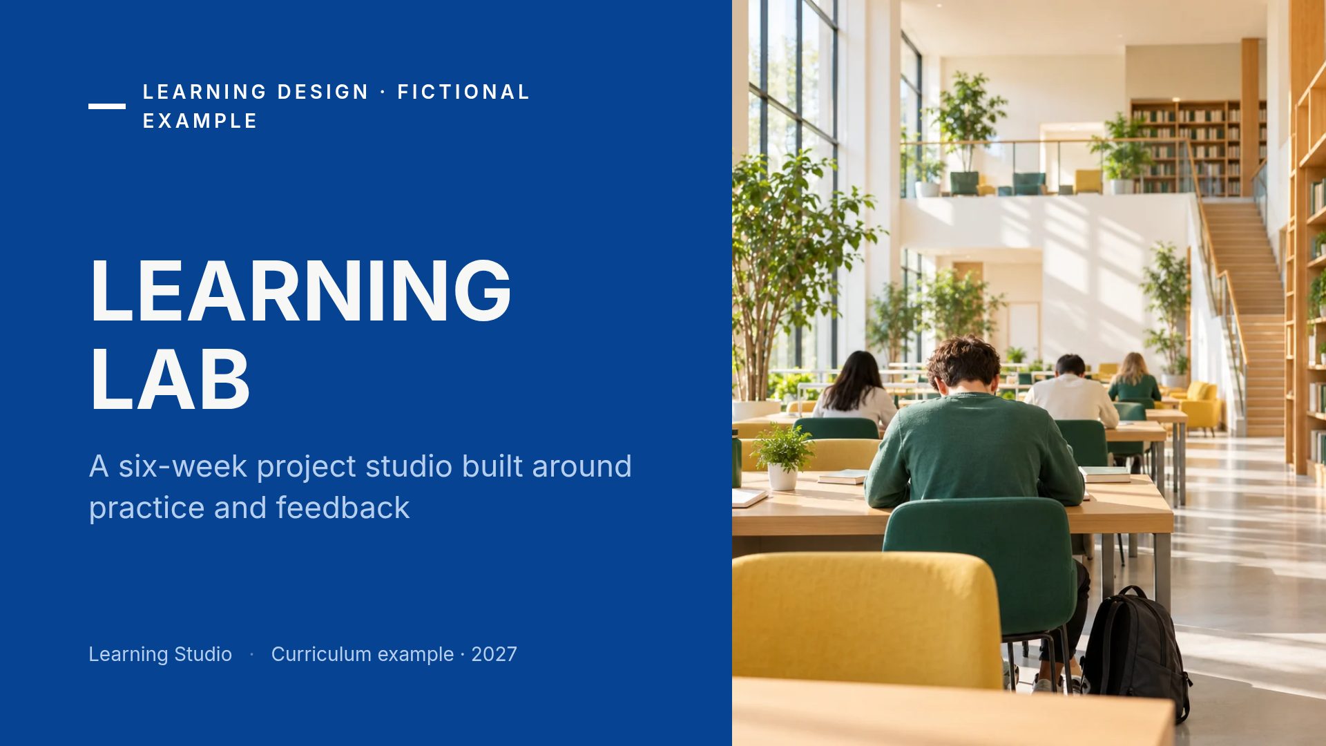 Cobalt Learning Studio slide 1