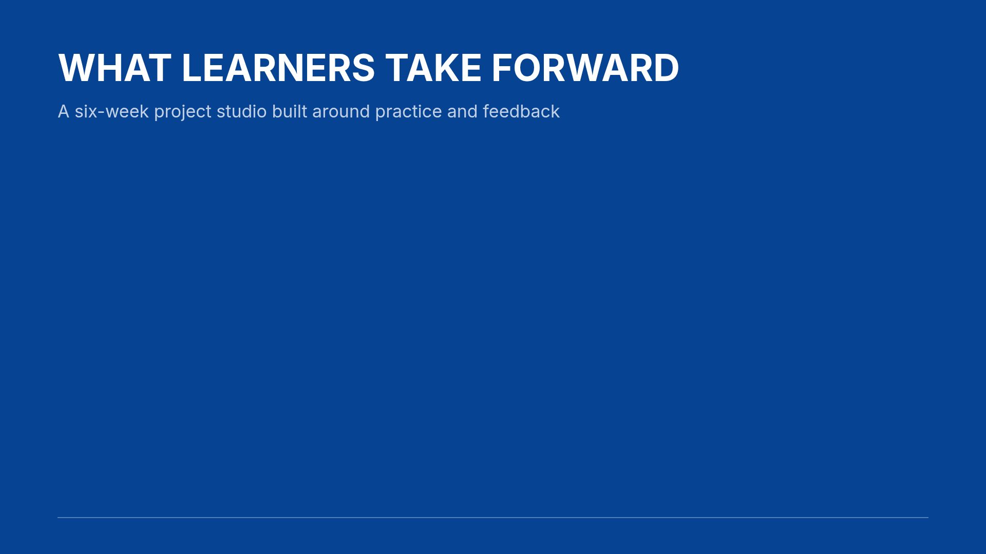 Cobalt Learning Studio slide 23