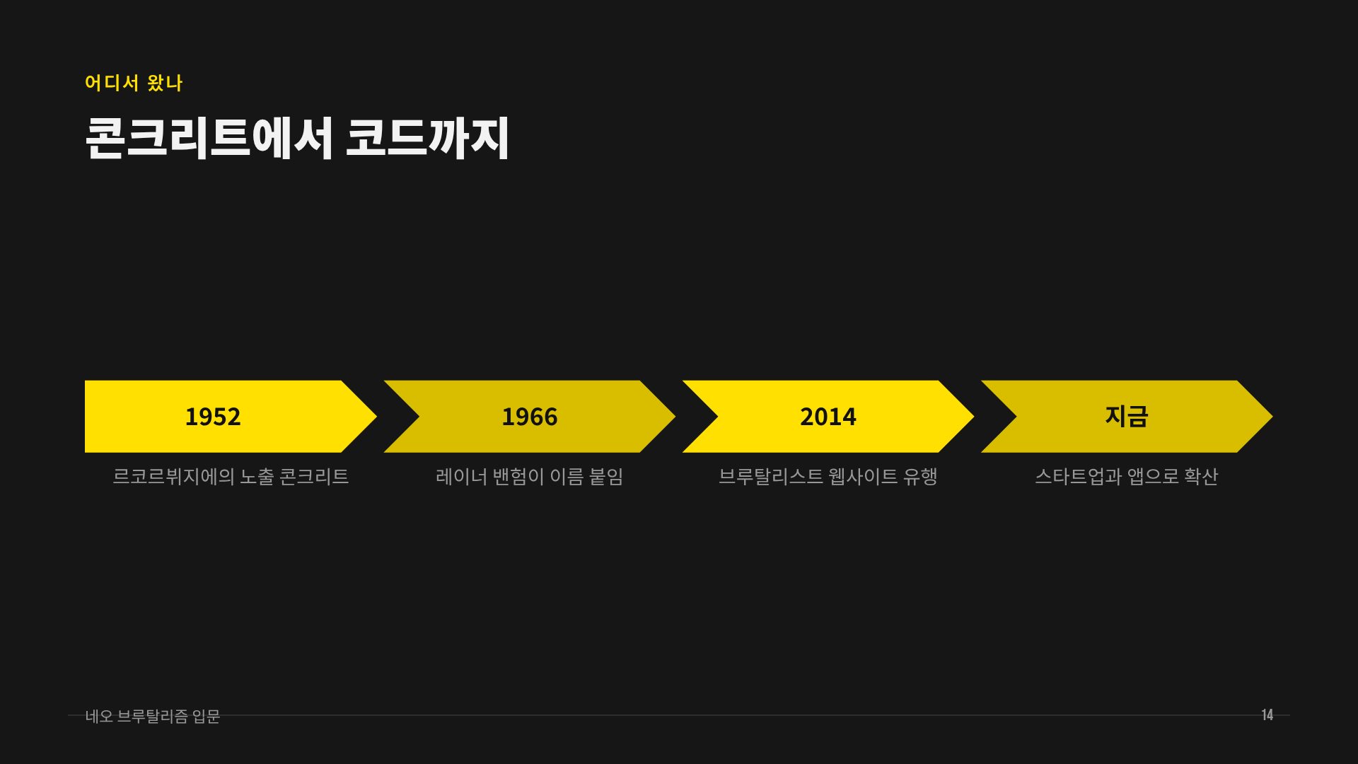 콘크리트 옐로 12번째 슬라이드