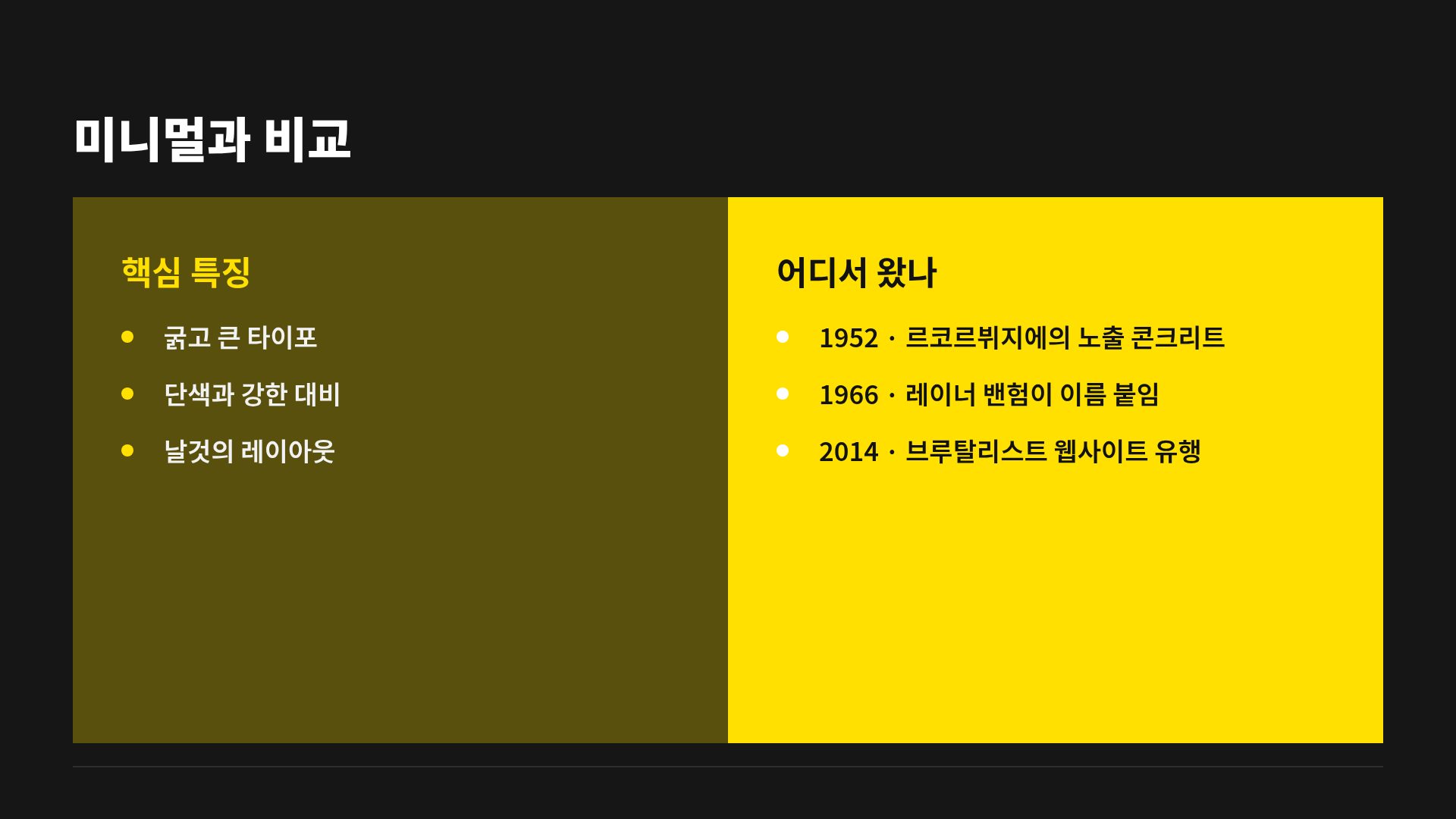 콘크리트 옐로 8번째 슬라이드