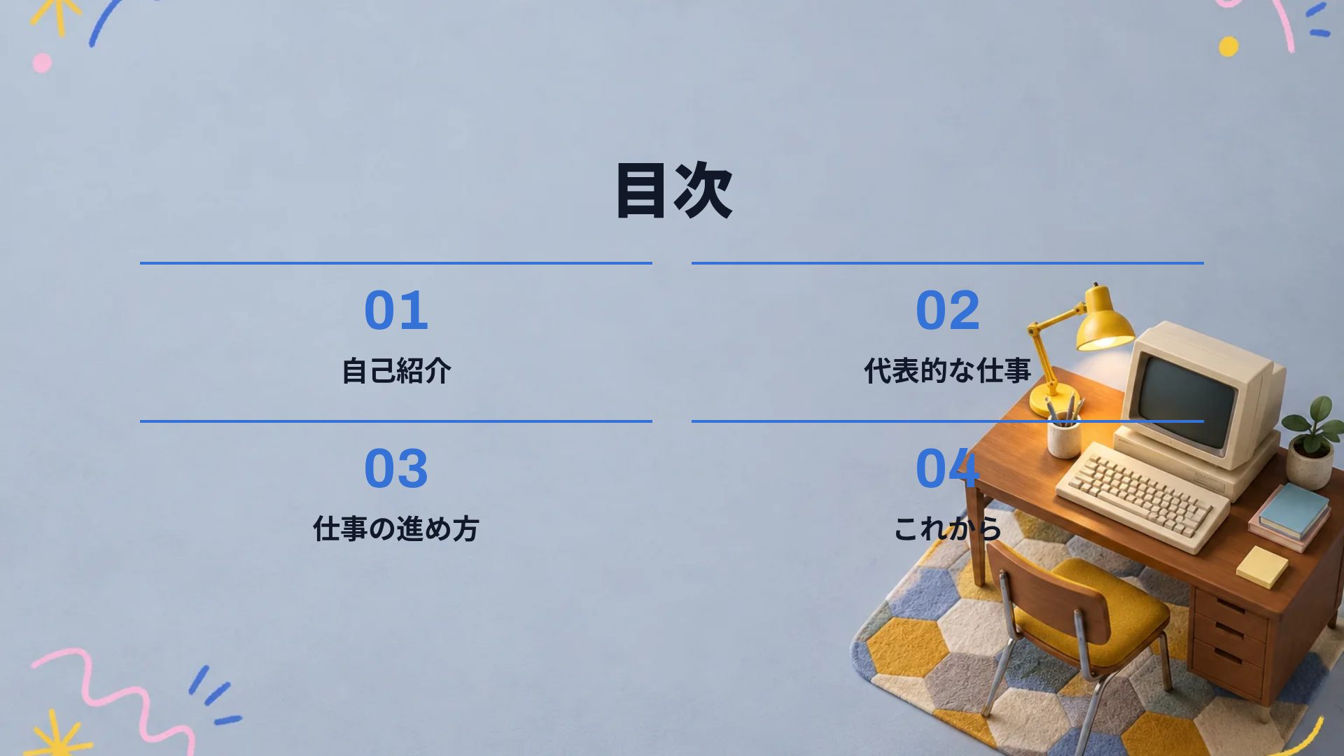 デスクコラージュ スライド 3
