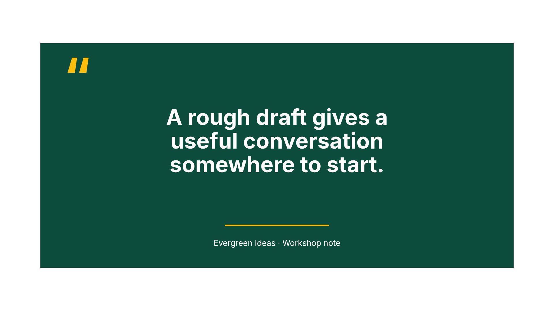 Evergreen Ideas slide 19