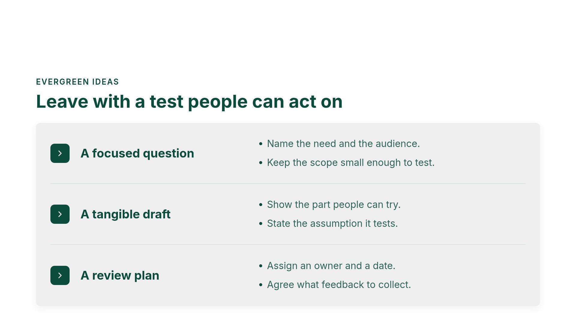 Evergreen Ideas slide 22