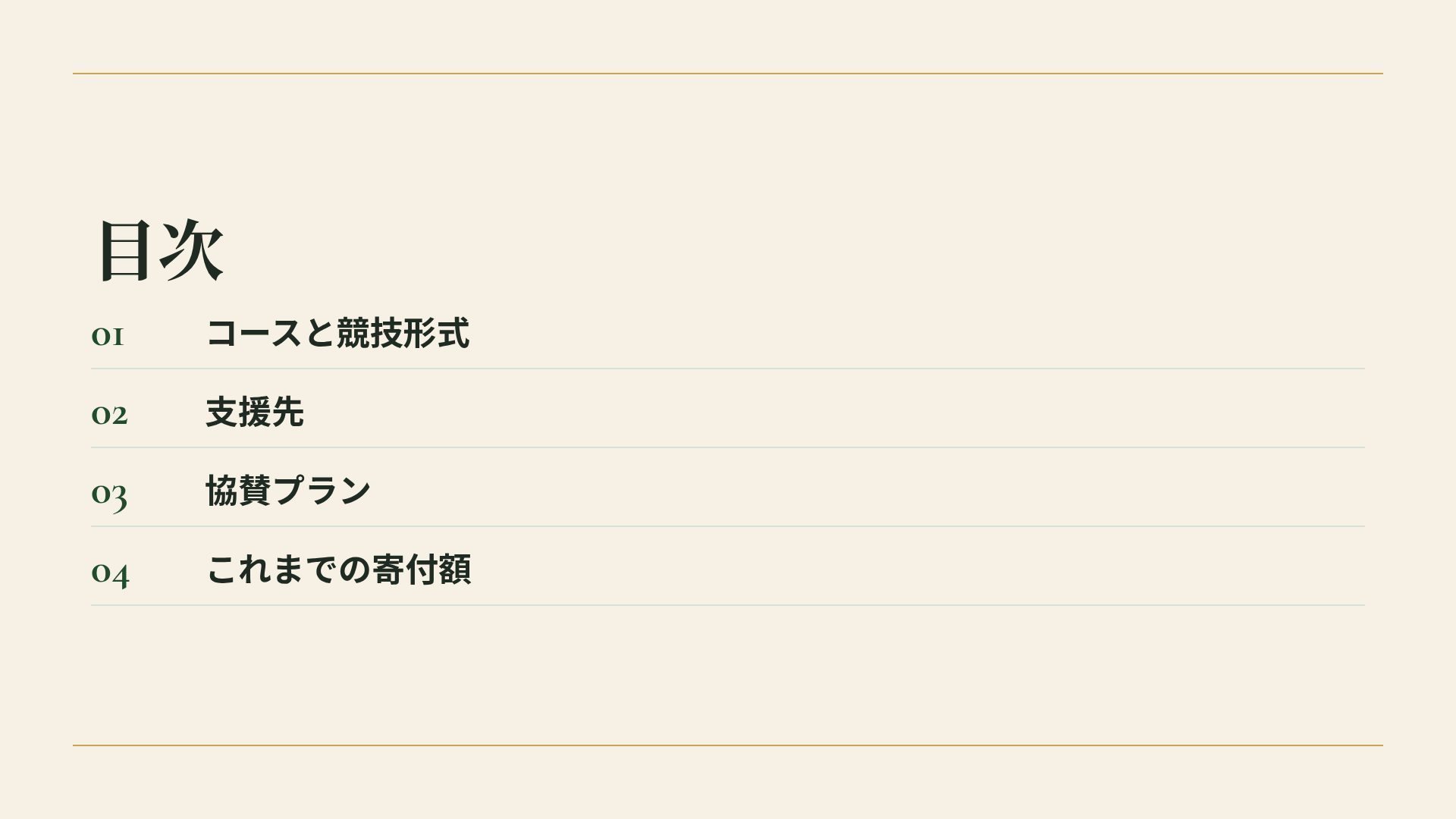フェアウェイ スライド 3