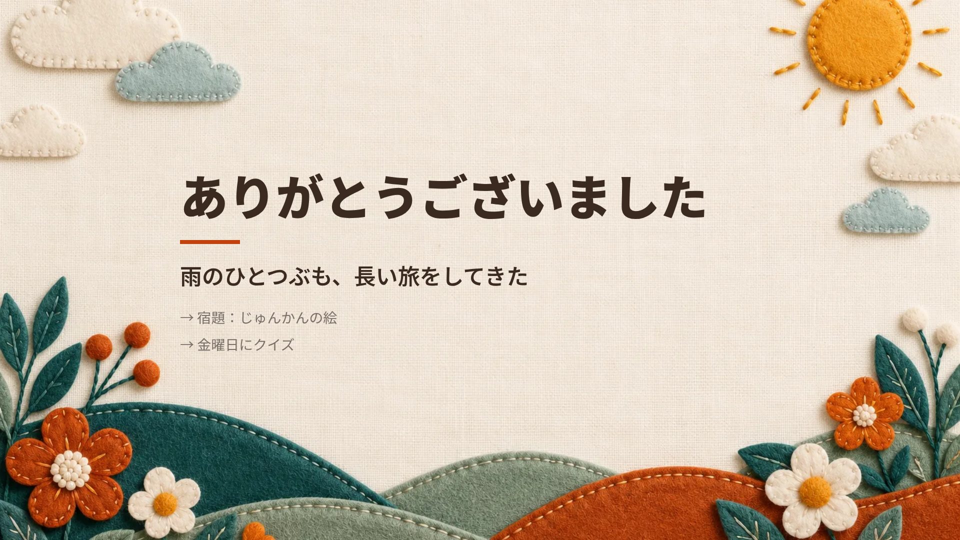 フェルトクラフト スライド 18