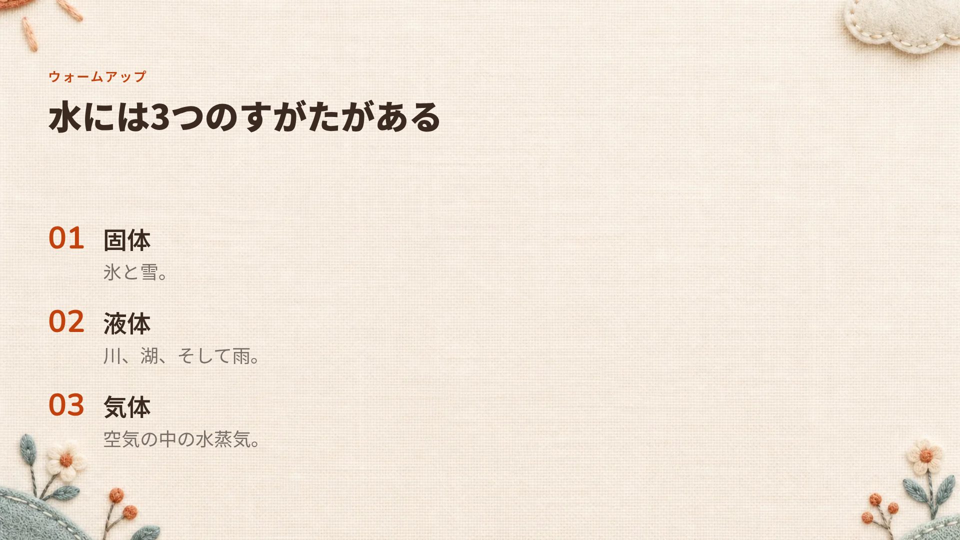 フェルトクラフト スライド 5
