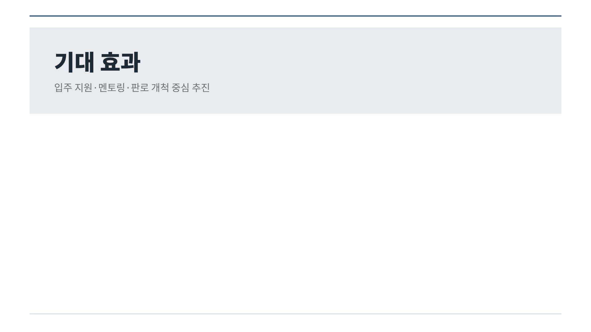 개조식 보고서 15번째 슬라이드